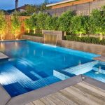 Rectangular pool design by San Marcos